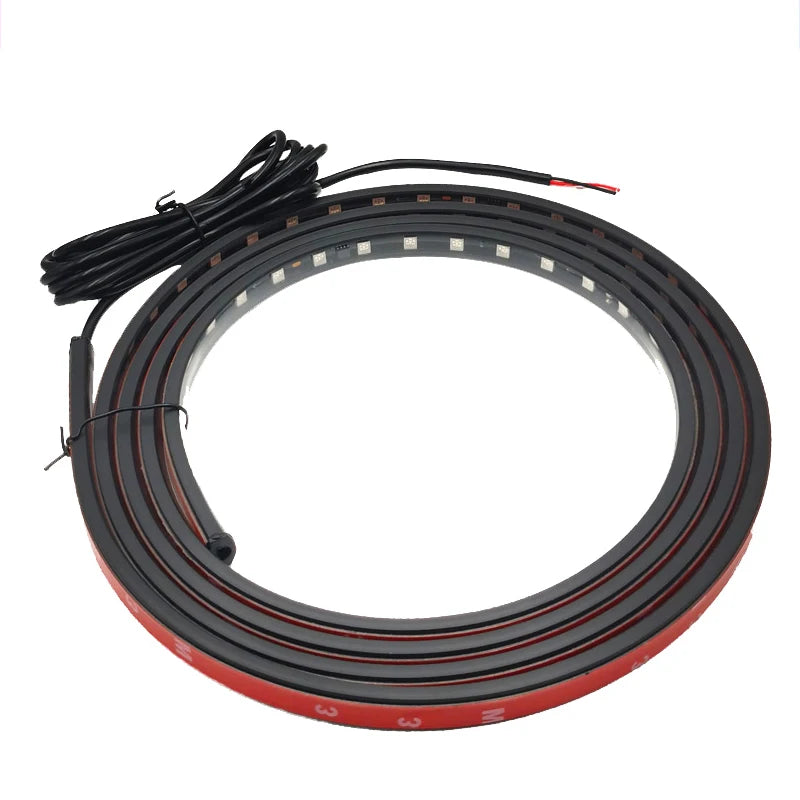 24V Truck Colorful Flashing Ambient Lighting LED Decorative Lamp Atmosphere Light  Night Driving Safety Car Warning Light Strip