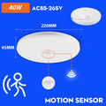 Led Ceiling Lamp With Sensor PIR Motion Sensor Ceiling Light 110V 220V Smart Home Lights 15W 20W 30W 50W For Room Stairs Hallway