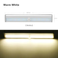 10 LEDs PIR Motion Sensor Closet Light Battery Operated Under Cabinet Lights Cupboard Wardrobe Stairs Wall Lamp For Kitchen Room