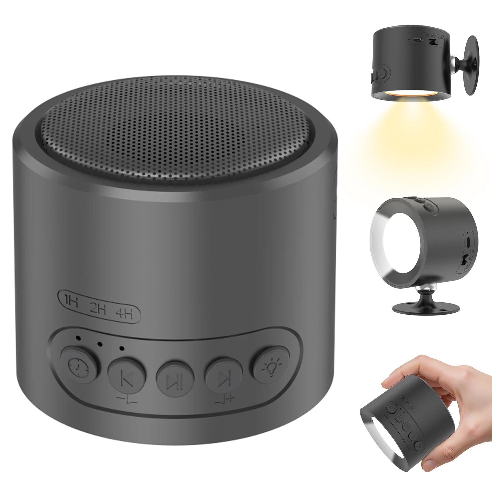 Wall Mounted Light White Noise Stereo for Noise Cancellation - 30 Soothing Sounds, Motion Sensors and Timers, Sleep Soothers