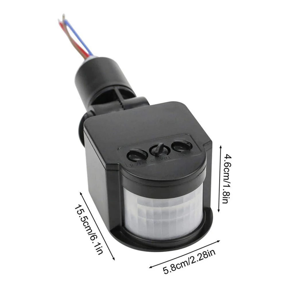 LED Motion Sensor 85-220V Automatic Infrared PIR Movement Detector Wall Mount Timer Outdoor 220 Volt Sensor Light Switch