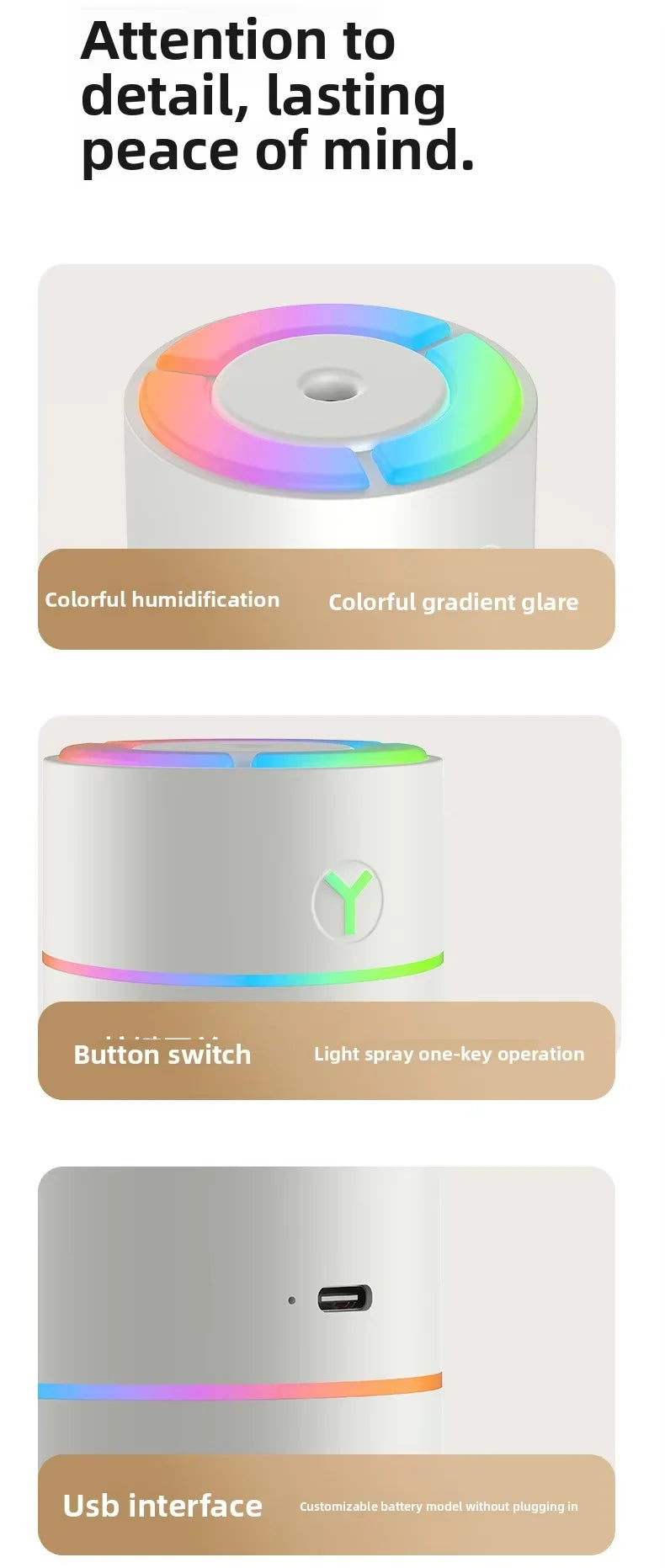 Custom logo Car air Humidifier Ultrasonic Aroma Diffuser Professional Design Team Support for Brand Buyers and Wholesalers