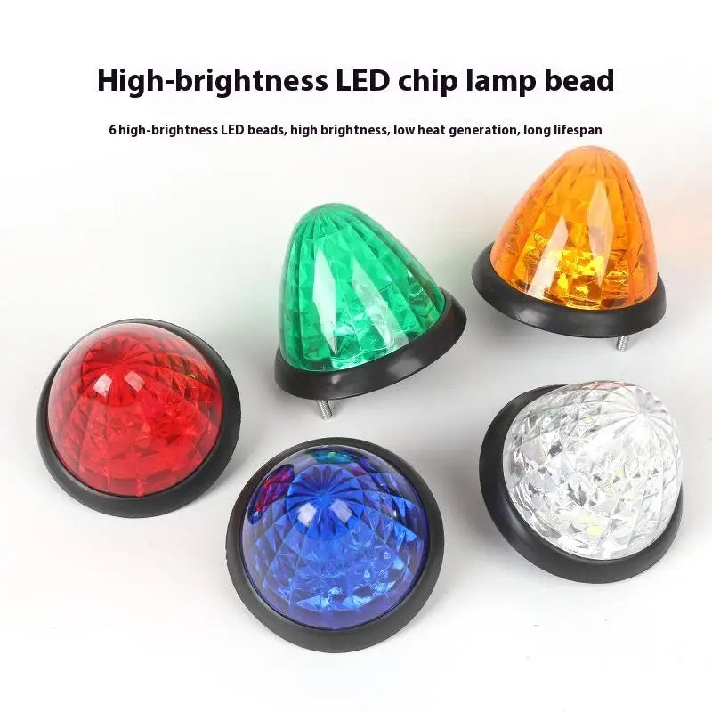 1Pc 24V LED Side Marker Light, Taillight, Clearance Lamp, Warning Indicator For Truck, Trailer, Caravan, Bus