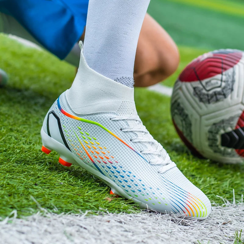 Professional Training Soccer Shoes Soccer Cleats Turf Futsal Match Grass Unisex Non-slip Breathable Men Outdoor Football Boots