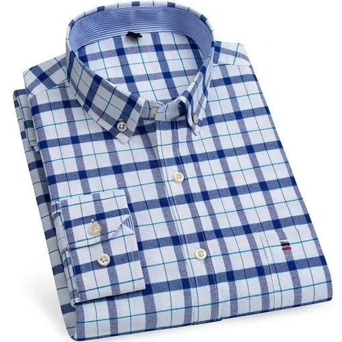 Customizable Men's Long Sleeve T-Shirt — Tailor-Made Cotton Shirt