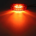 2PCS 12V/24V Truck  Side Marker Warning Light Daytime Running lights DRL LED Lamps LEDs Lights Diode Light for Trailer