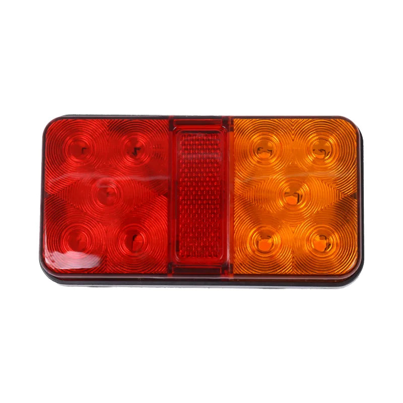12V LED Trailer Light with 10 High-Brightness Chips, Brake & Turn Signal Lamp, Waterproof Tail Light for Truck, Van, RV, Camper