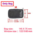 Separate Accessories! Universal Bicycle Motorcycle Phone Holder Waterproof Zipper Pocket Cellphone Handlebar Mount (Not a set)