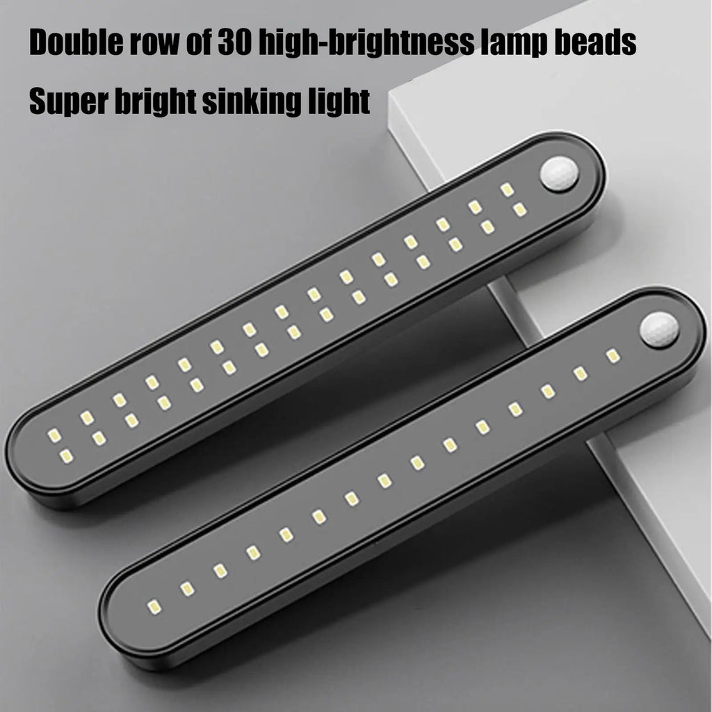 Motion Sensor Light Automatic Rechargeable LED Tail Light Interior Bars High Brightness Auto Ceiling Lamp USB Dome Lighting