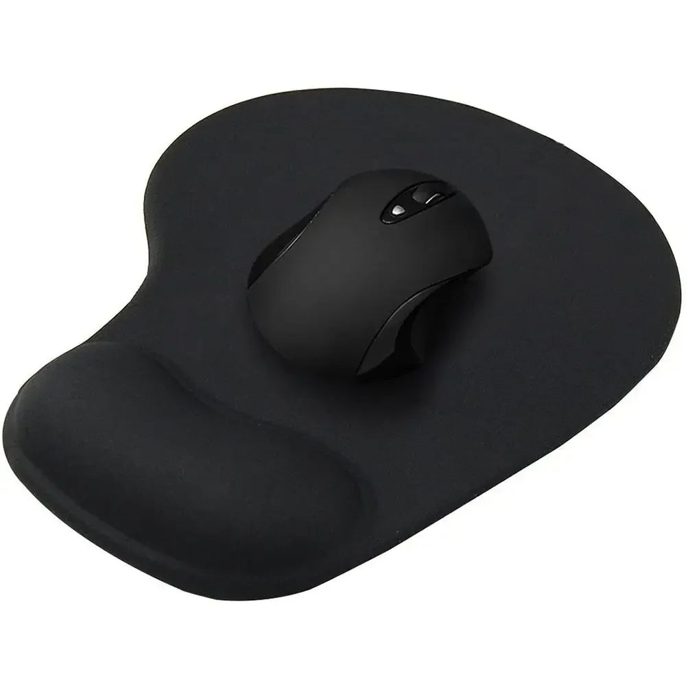 Ergonomic Soft Mousepad with Wrist Rest Non-Slip Comfortable Support for PC Laptop Computer Use - Mice Mat