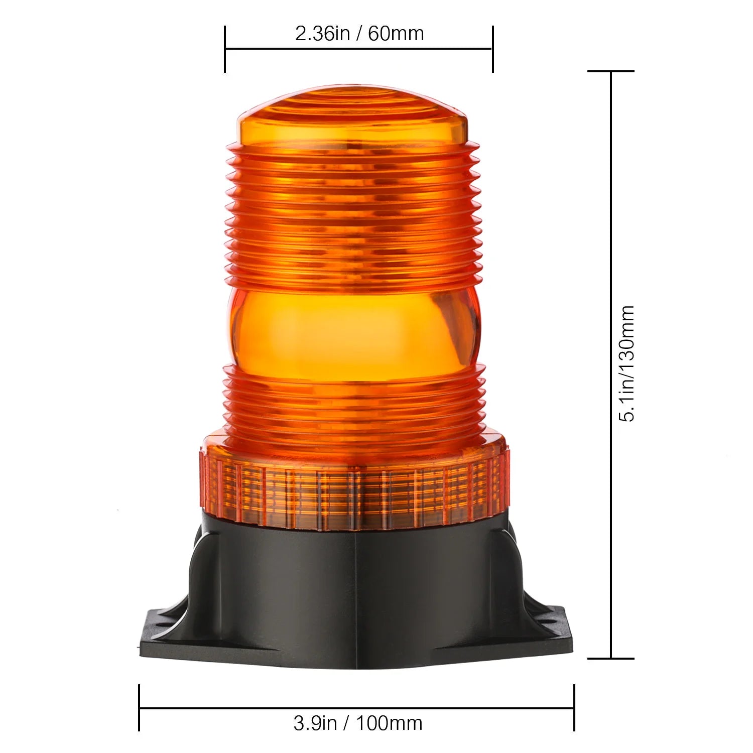 30W LED High Power Emergency Warning Flash Strobe Light Beacon for Forklift Truck School Bus Amber Blue Red