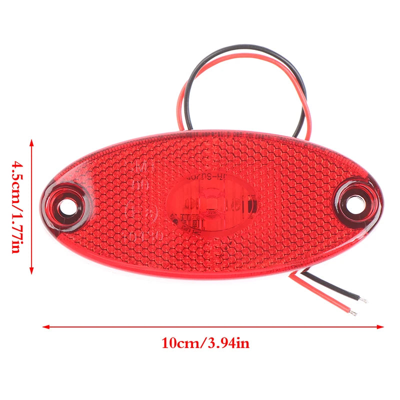 3LED 12V 24V LED Side Marker Lights for Trailers Trucks Caravans - Truck Side Marker Light Bar