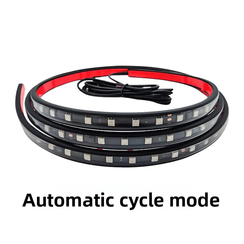 12V/24V Truck LED Flowing Light Strip, Multicolor Chase Flowing Ambient Light, Suitable for Trucks/Vans