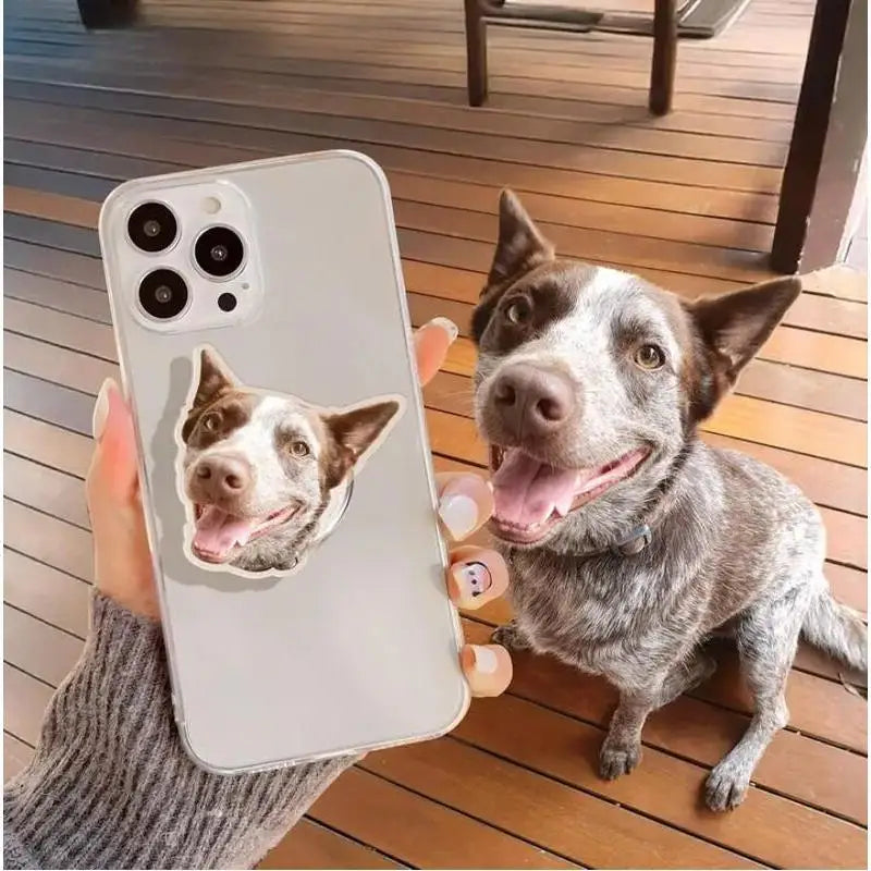 Diy Acrylic Cute Cartoon Photo Customization Modeling Periphery Phone Holder Desktop Collection Stand Ornaments Accessory