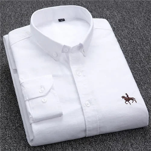 Customizable Men's Long Sleeve T-Shirt — Tailor-Made Cotton Shirt