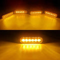 4in 1 LED Grille Lights For Trucks 6-Led Emergency Surface Mount Grill Strobe Light Mini Warning Flashing Bar For Dodge Trucks