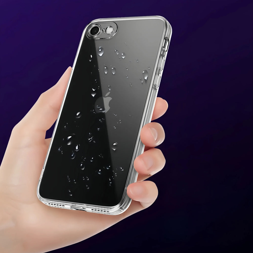 For iPhone 17e/16e Phone Case with Screen Protector , Anti Yellowing Shockproof Protective Transparent Cell Phone Cover (-Clear)