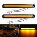 12-24V Brake Light Signal Turn Signal Light  New for 2PCS Is Suitable for Truck and Ship Universal 15LED Trailer Light Strip