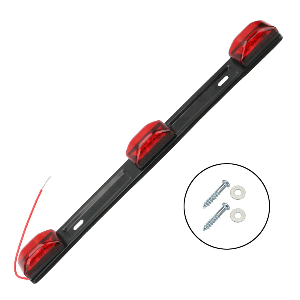 12V 9 LED Truck Trailer Rear Brack Lights Car-Styling for Pickup Truck RV CAR Side Marker Lamp Bar