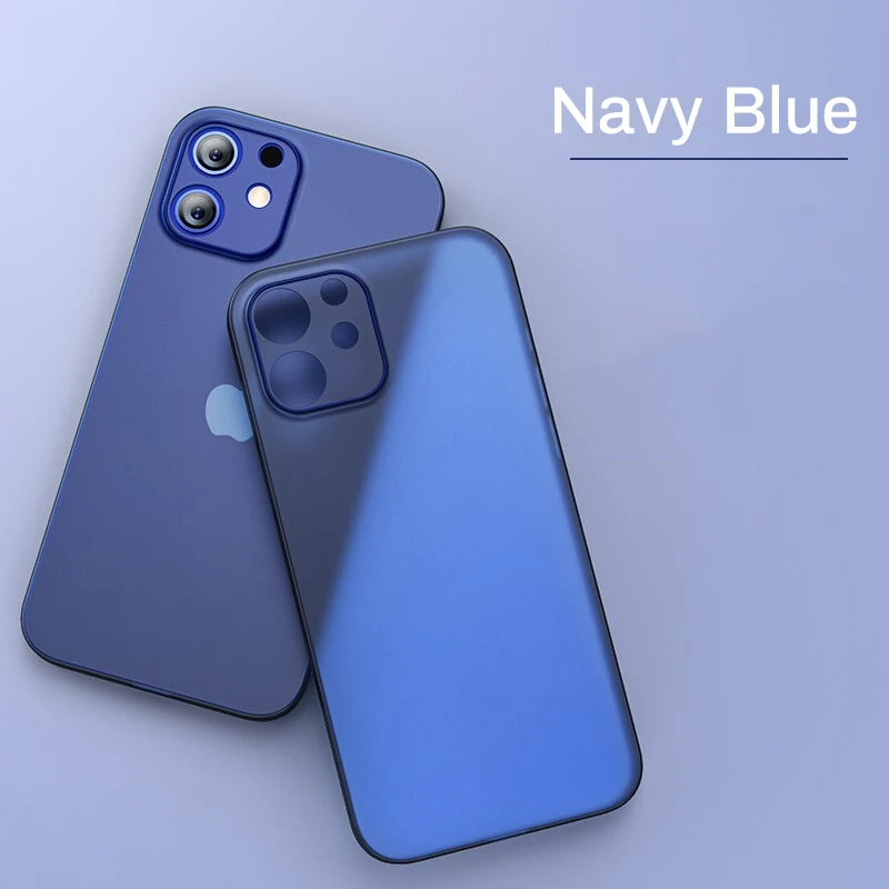 New New Ultra Thin Matte Phone Case On for Iphone 11 12 13 14 15 16 Plus Pro Max Mini X Xr XsMax Slim Cover shell