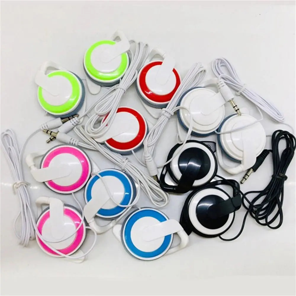 Computer Mobile Phone Over-ear Running Music Sport Ear-hook Headphone Wired Headphones Earphone Earbud