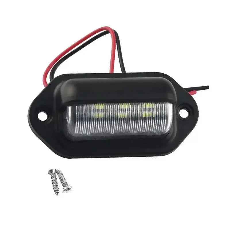 1/2pcs Truck Side Marker Lights 6 LED Bulbs 12V 24V For SUV Truck Trailer Van Tag Step Lamp Motorcycle Signal Lamp Universal