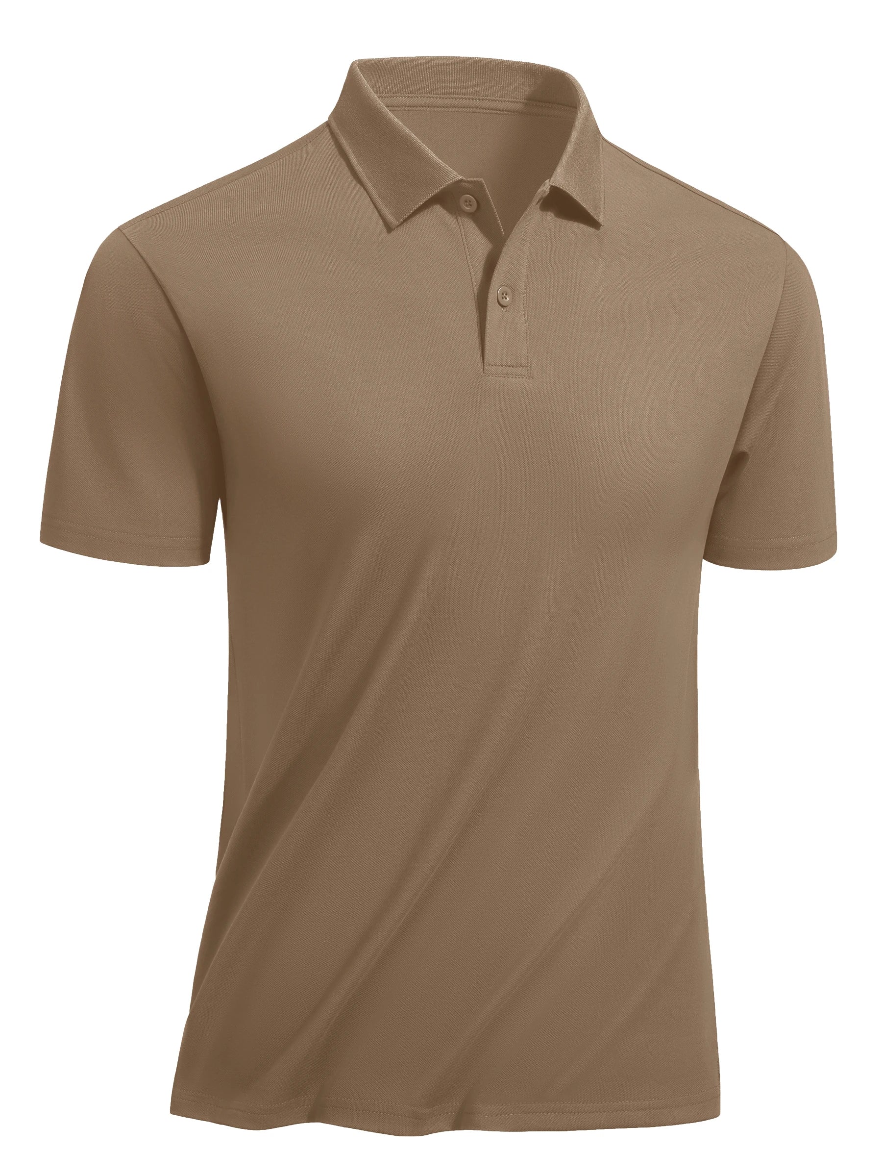 TACVASEN Summer 72% Cotton Polos T-shirts Mens Breathable Golf Polo T-Shirt Active Sport Hiking Tee shirts Casual Work Tops Male