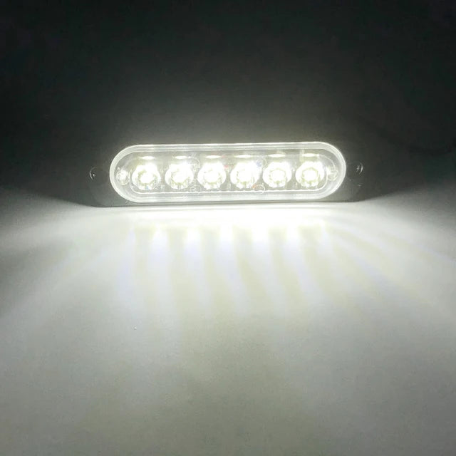 6 Led Strobe Light Flashing Grille Lights Car Emergency Light Warning Light Police Lights For Car TRUCK Strobe Led Light 12V 24V