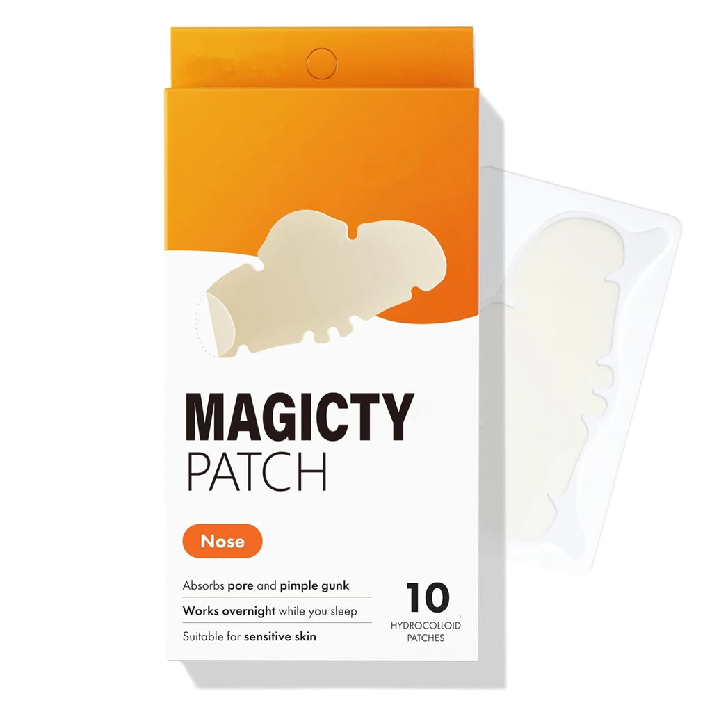 Nose Pimple Patches Large Hydrocolloid Pore Strips Overnight Pimple Stickers Hydrocolloid Waterproof Anti Acne Patches