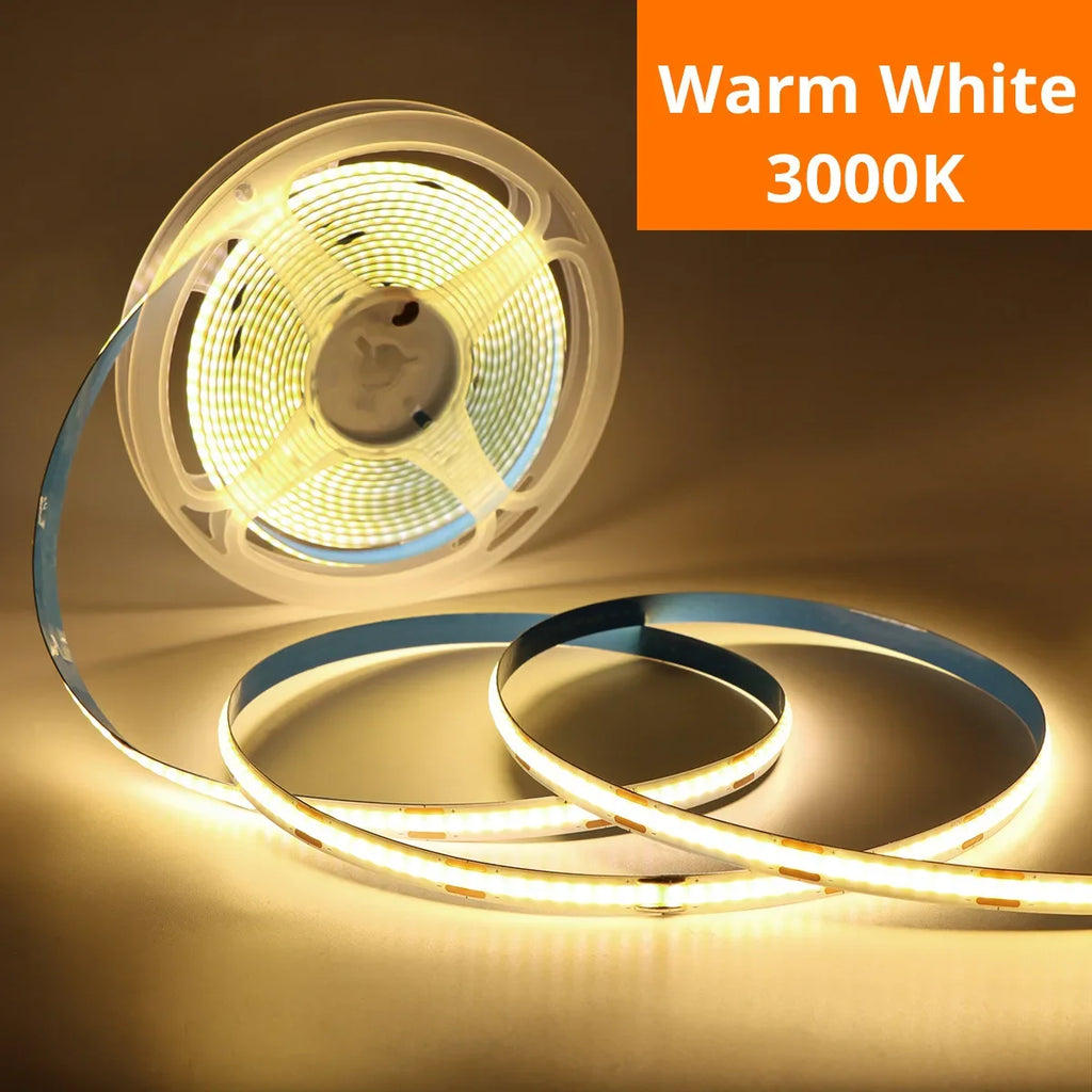Motion Sensor USB COB LED Lights Strip 5V Dimmable 320LED/m Flexible Cabinet Kitchen Wardrobe TV Backlight LED Tape Lighting