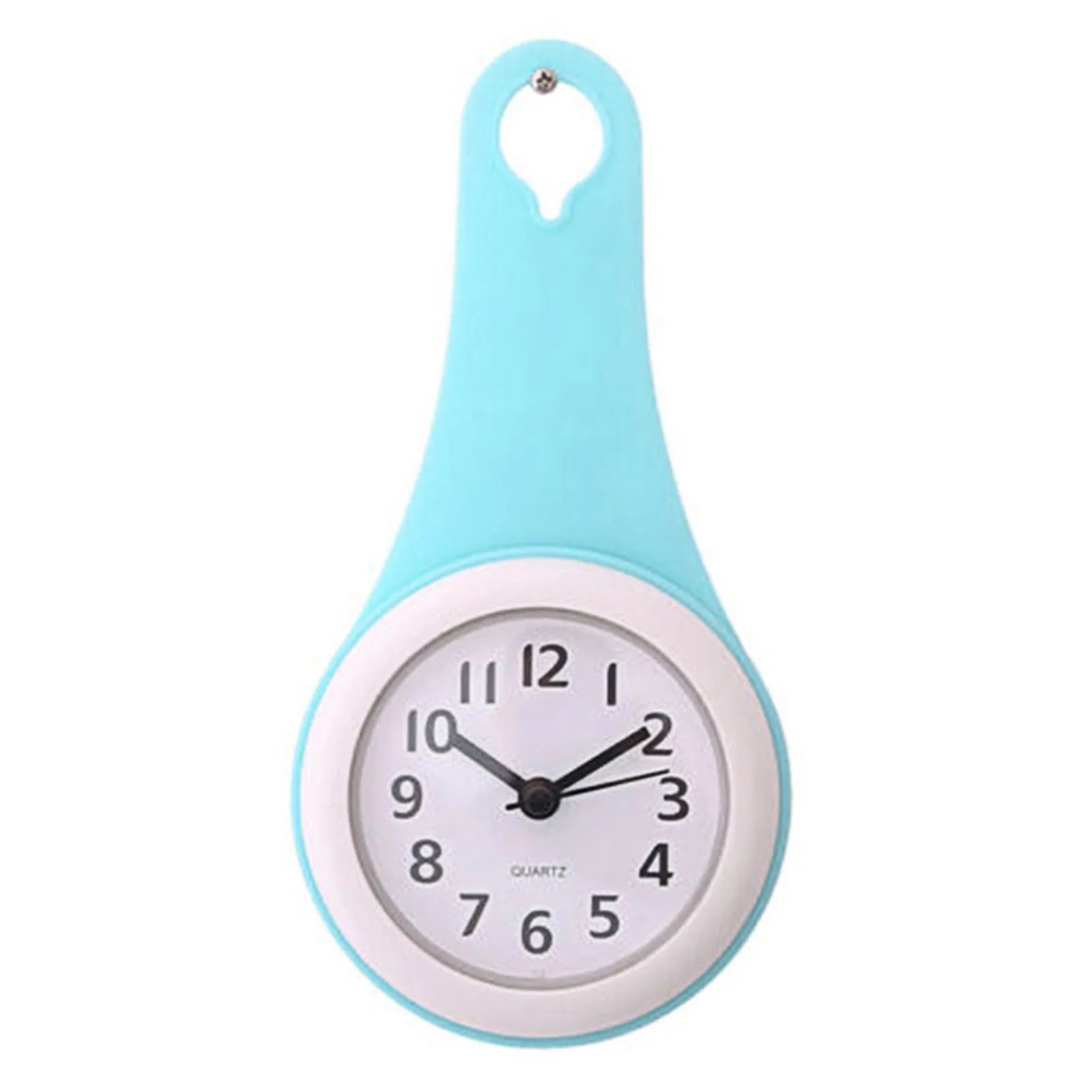 Kitchen Bathroom Wall Clock Multipurpose Water Resistant Hanging Clock for Family Friend Neighbor Gift