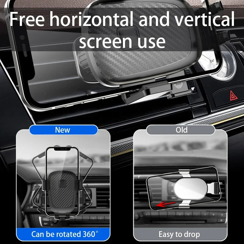 Car Phone Holder Bracket Accessories Interior Auto Air Outlet Cellphone Support Parts Phone Stand Base Fixing Clip