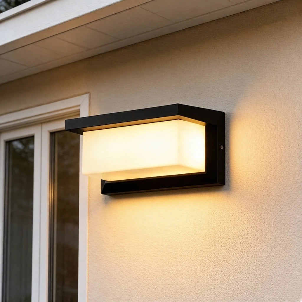 20W Motion Sensor LED Wall Light, IP65 Waterproof Outdoor Wall Lamp, PC Housing with Warm White Light for Garden Patio Security