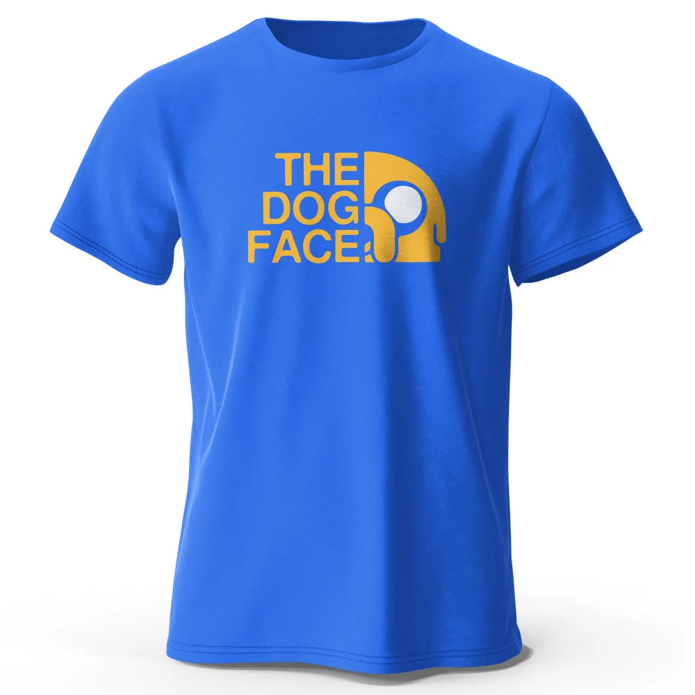 Men's Jake The Dog Printed T Shirt Oversized Funny Graphic Tees for Men Women Tops Tees