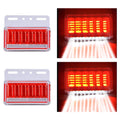 4PC 24V LED Side Light Trailer Truck External Lights Signal Indicator Lamp Warning Wide Turn Tail Light Trailer Lorry Waterproof