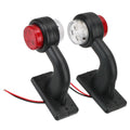 2Pcs/set Truck Lamp Car-styling 12/24V LED Side Marker Light Indicator Lamp Red White Tail Light Assembly