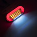 4/8pcs 12V 24V 24 Leds Truck Side Marker Lights Car External Lights Signal Indicator Lamp Warning Tail Light Trailer Lorry Truck