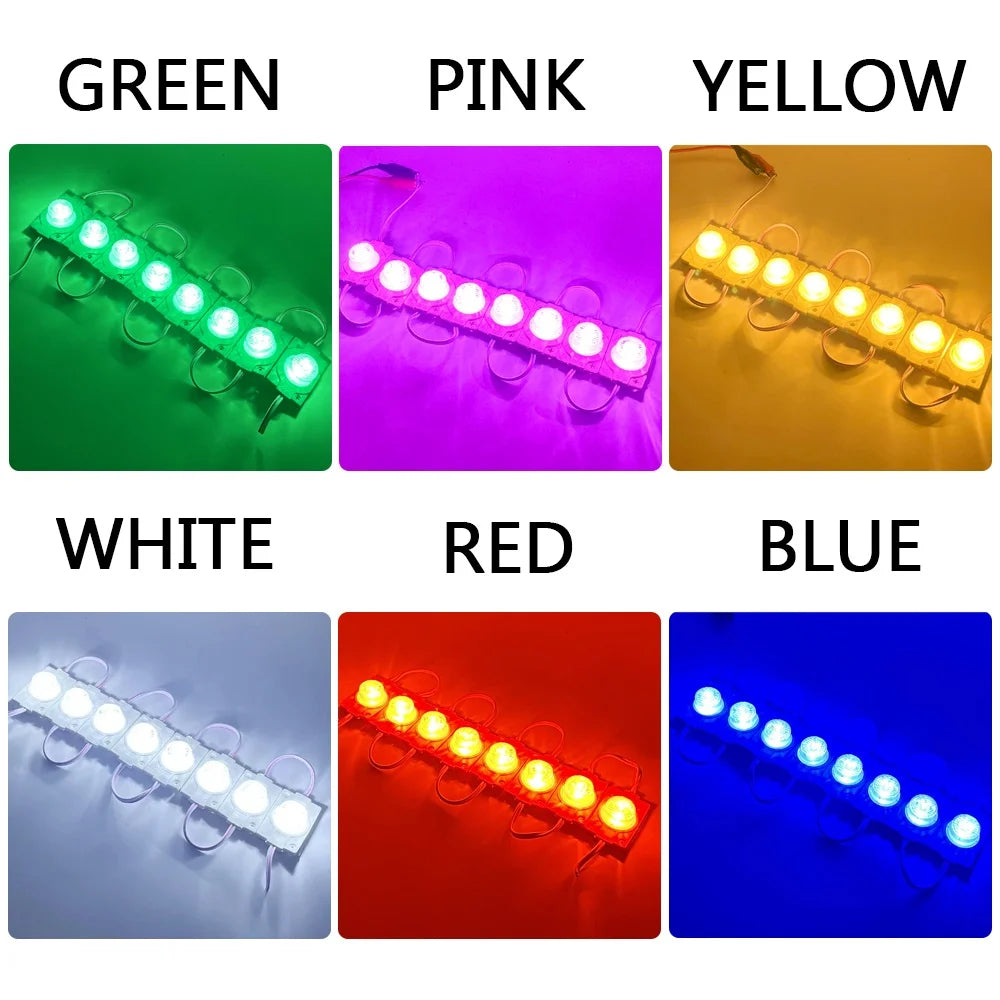10PCS 24V LED Module Truck Side Marker Indicator Light 1 LED Super Bright For Bus Lorry Trailer Warning Lamp