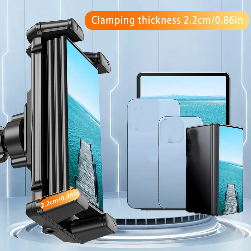 Tablet Holder Tripod Accessories for iPad Mobile Phone Universal Clip Fixer Portable Horizontal and Vertical Shooting