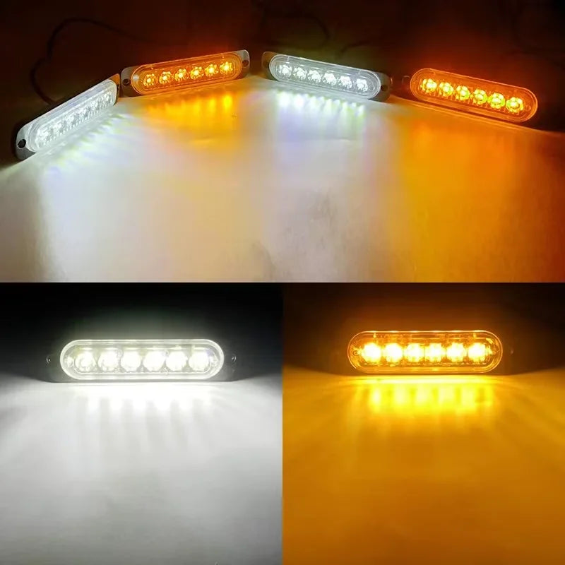 24 LED Strobe Light Wireless Car Emergency Flashing Light Car LED 12V Trailer Truck Strobos Police Warning Light Auto Diode Lamp