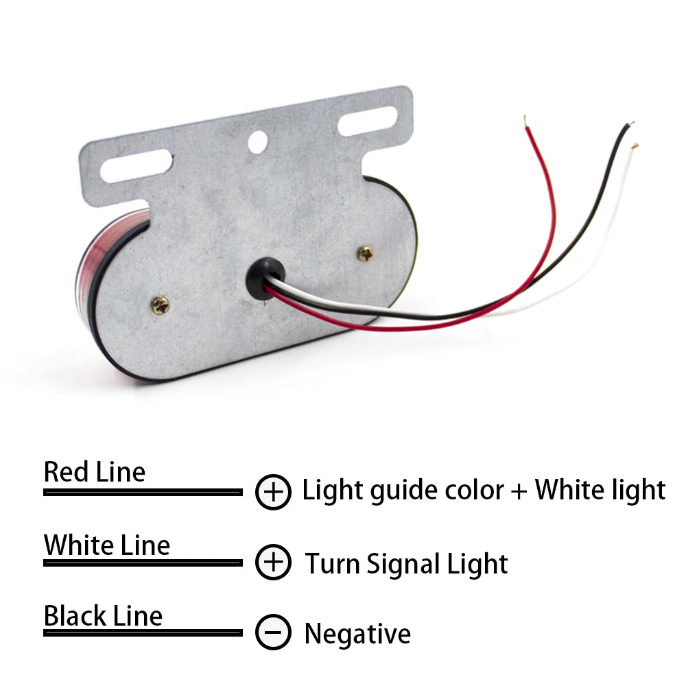 4/8pcs 12V 24V 24 Leds Truck Side Marker Lights Car External Lights Signal Indicator Lamp Warning Tail Light Trailer Lorry Truck