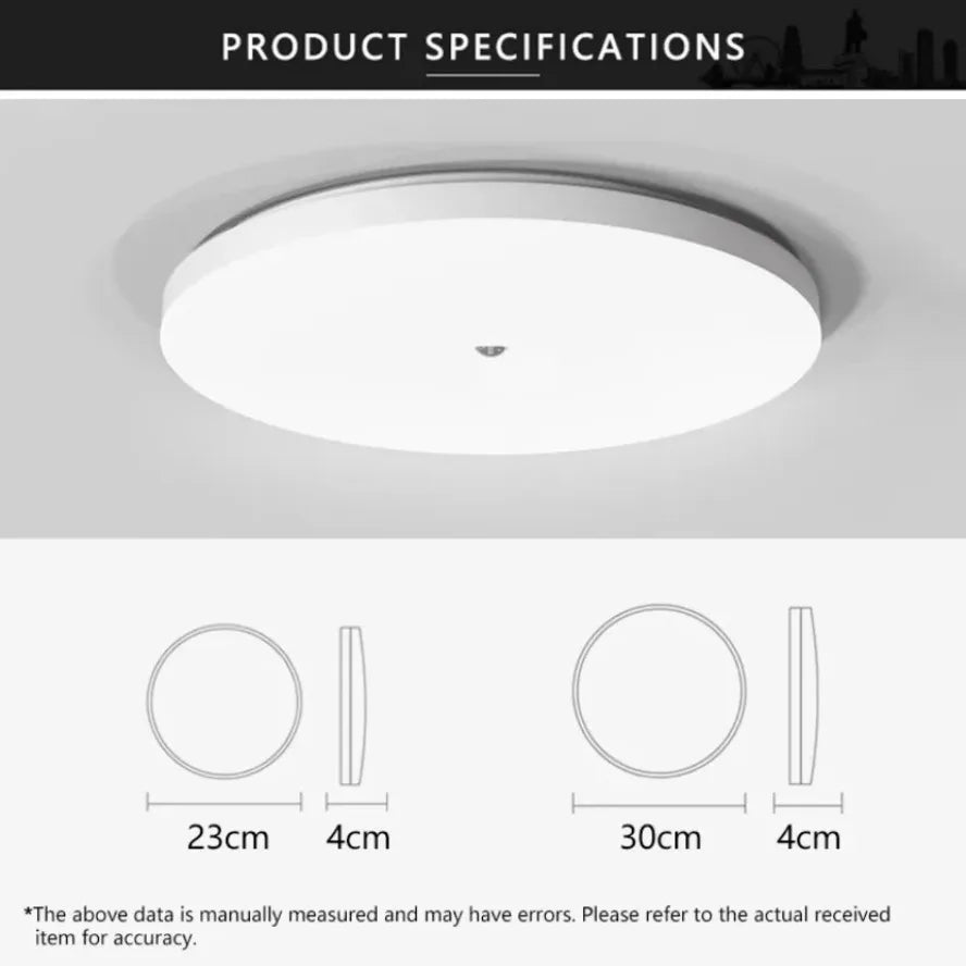 Motion Sensor LED Ceiling Light Corridor Human Infrared Sensing Night Light Ceiling Light Corridor Smart Home Lighting Lustres