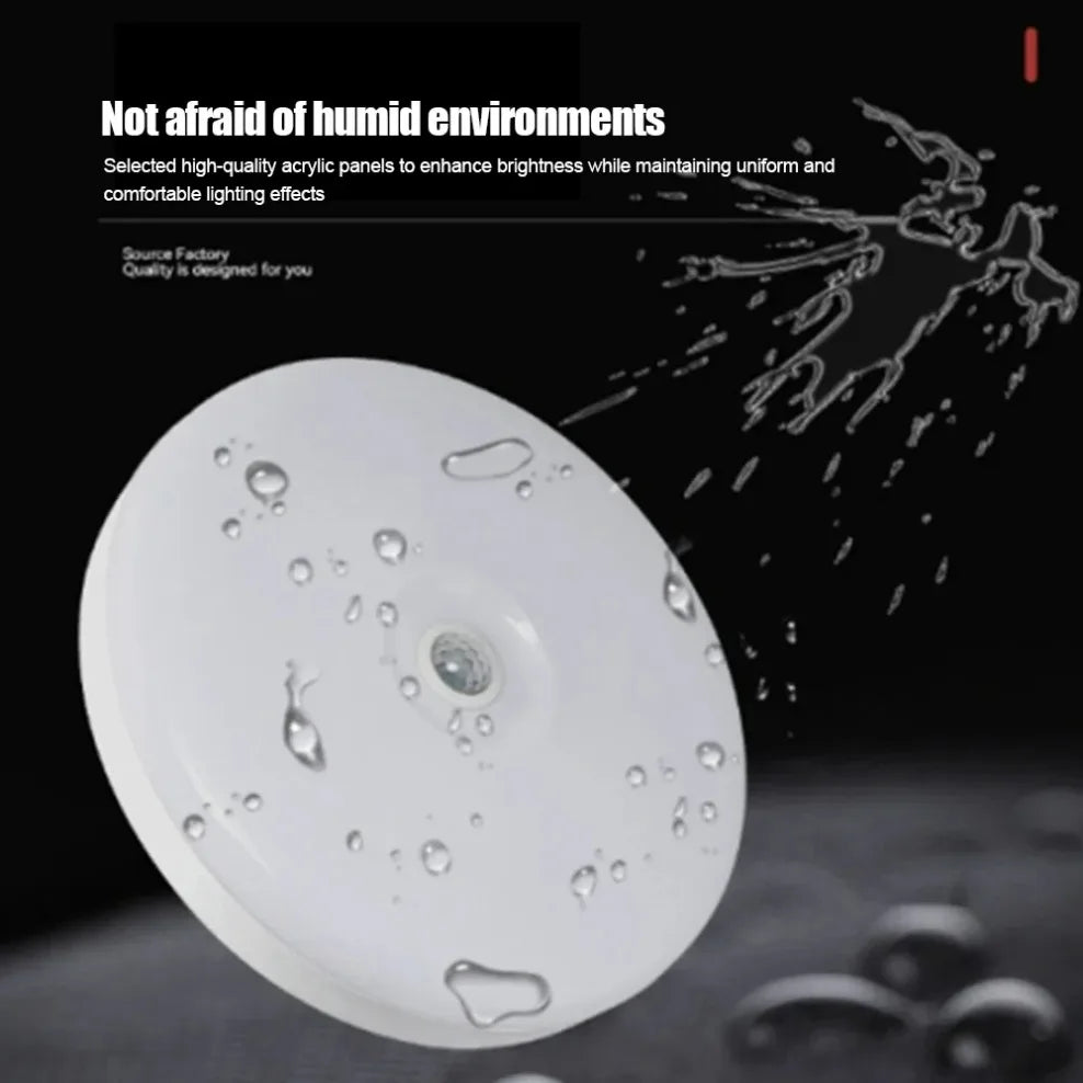 Motion Sensor LED Ceiling Light Human Infrared Sensing Light Porch Corridor Staircase Balcony Household Lighting AC 220V