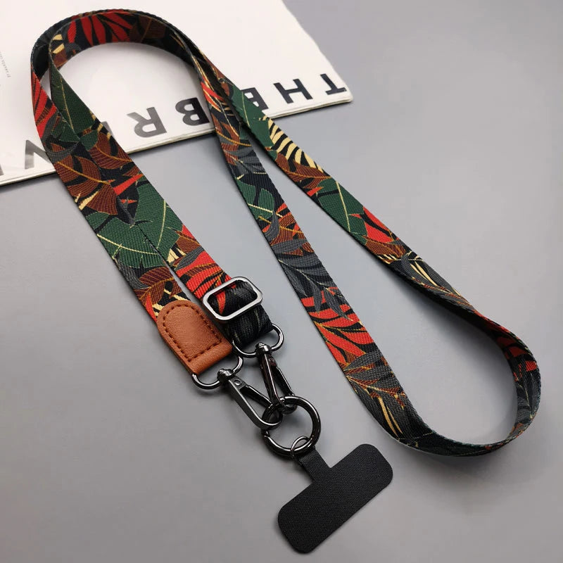 Crossbody Phone Lanyard Neck Strap Adjustable Shoulder Straps Rope with Universal Clip Card for All Cell Phone Case Accessories
