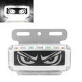 1x 24V Truck RV Vehicle Eye Side Marker Lights Waterproof Ultra-Brigh Focus Lamp LED Side Marker Lights With Dynamic Effect red