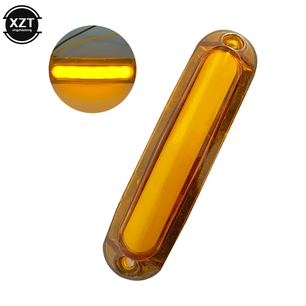 12V 24V Truck Side Marker Lights 6LED Car External Lights Indicators Warning Tail Lamp For Trailer Truck Lorry Boat