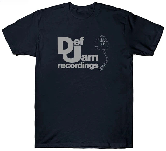 Vintage Printed Mens Clothing DEF JAM Recordings Logo Classic Rap Hip Hop NAS T Shirt Classic High Quality Cotton Woman Tops