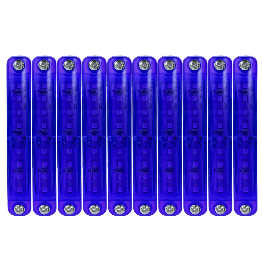 12V 24V 9 LED Warning Lamp Truck Trailer Side Marker Indicators Light Car Signal Brake Rear Warning Tail Clearance Light