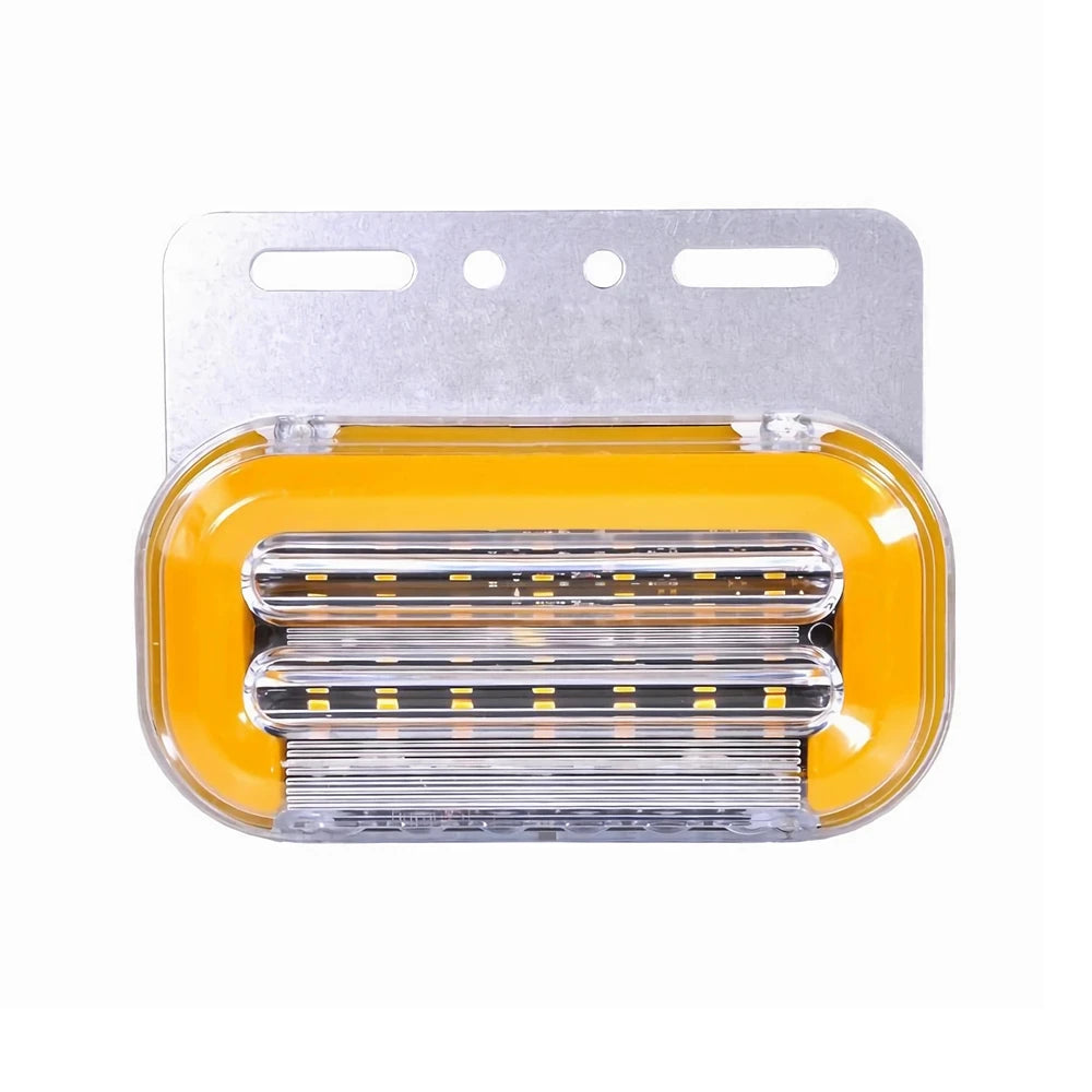 4Pcs 12V 24V Cargo Light Truck Sidelight LED Side Marker Parking Lights For Trailer Clearance Lamp Dynamic Turn Signal