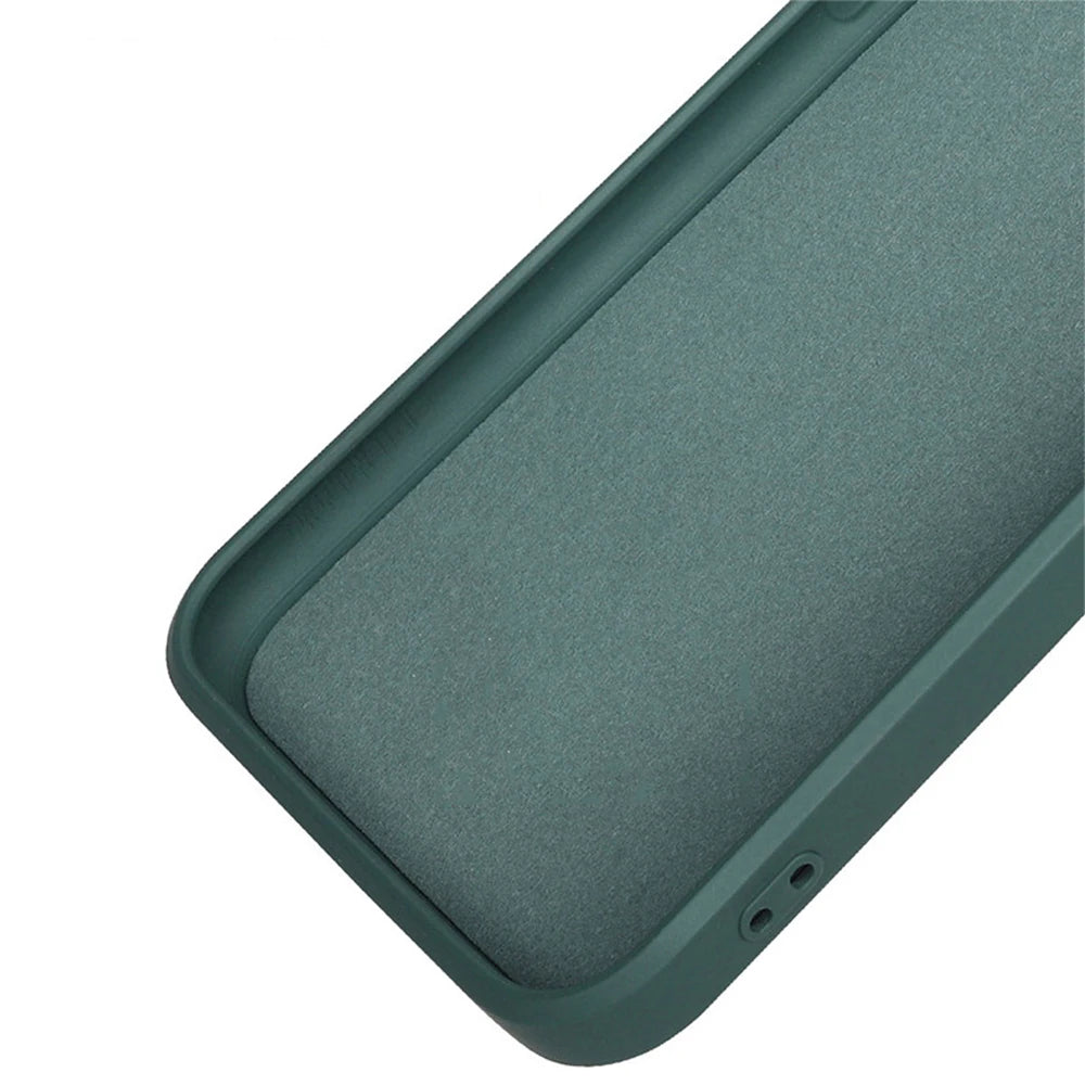 Square Liquid Silicone Soft Case For iphone 6 6s 7 8 Plus SE 2020 2022 Siquare Luxury Classic Phone Cover Funda